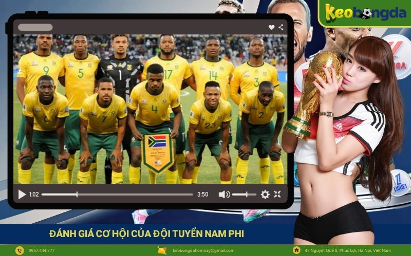 Đánh giá cơ hội của đội tuyển Nam Phi