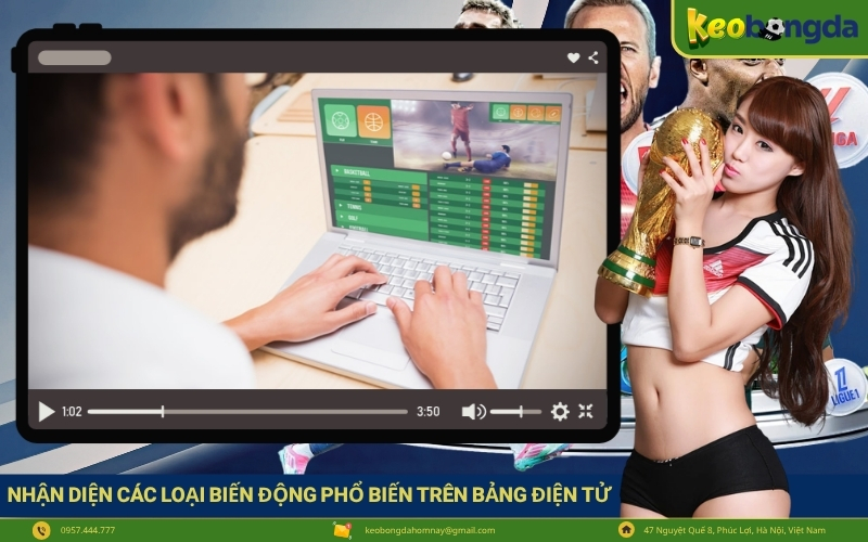 Nhận diện các loại biến động phổ biến trên bảng điện tử