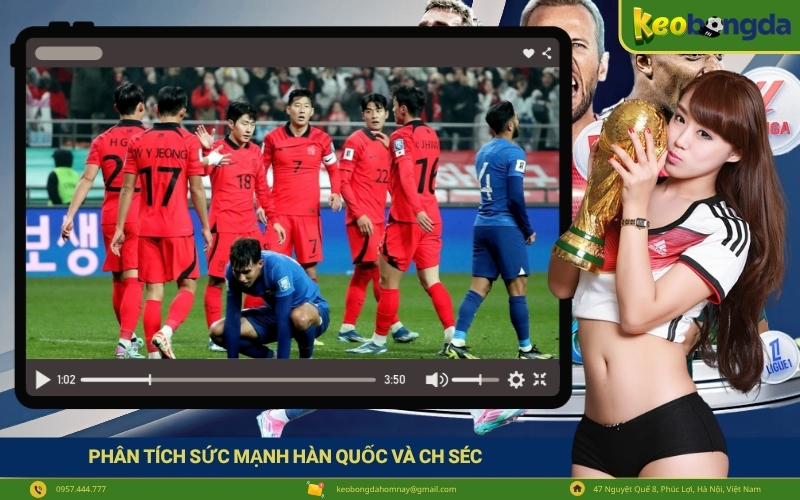 Phân tích sức mạnh Hàn Quốc và CH Séc