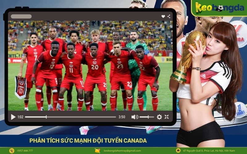 Phân tích sức mạnh đội tuyển Canada