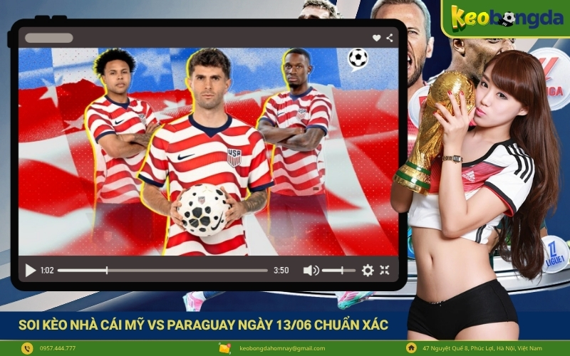 Soi kèo nhà cái Mỹ vs Paraguay ngày 1306 chuẩn xác