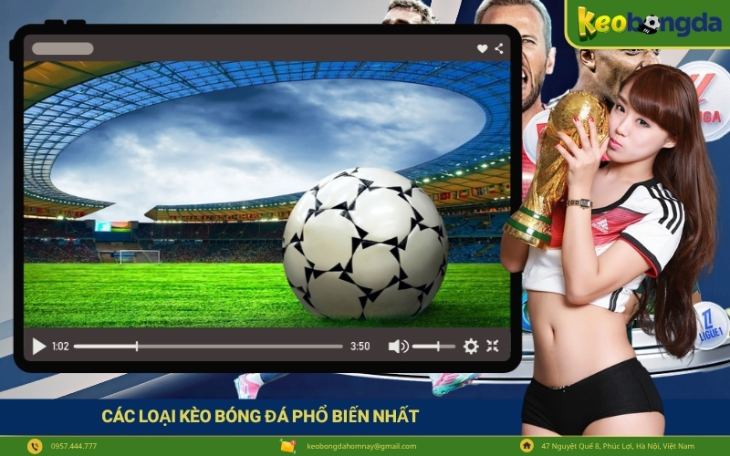 Các Loại Kèo Bóng Đá Phổ Biến Nhất