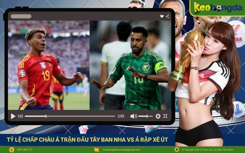 Đánh giá tỷ lệ chấp châu Á trận đấu Tây Ban Nha vs Ả Rập Xê Út