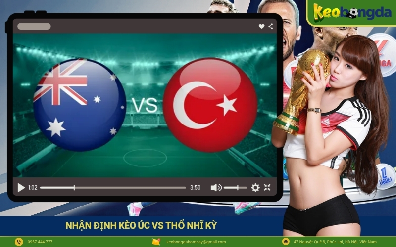 Nhận định Kèo Úc VS Thổ Nhĩ Kỳ