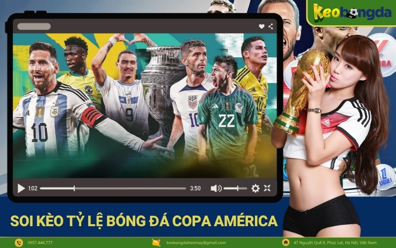 Soi kèo tỷ lệ bóng đá Copa América